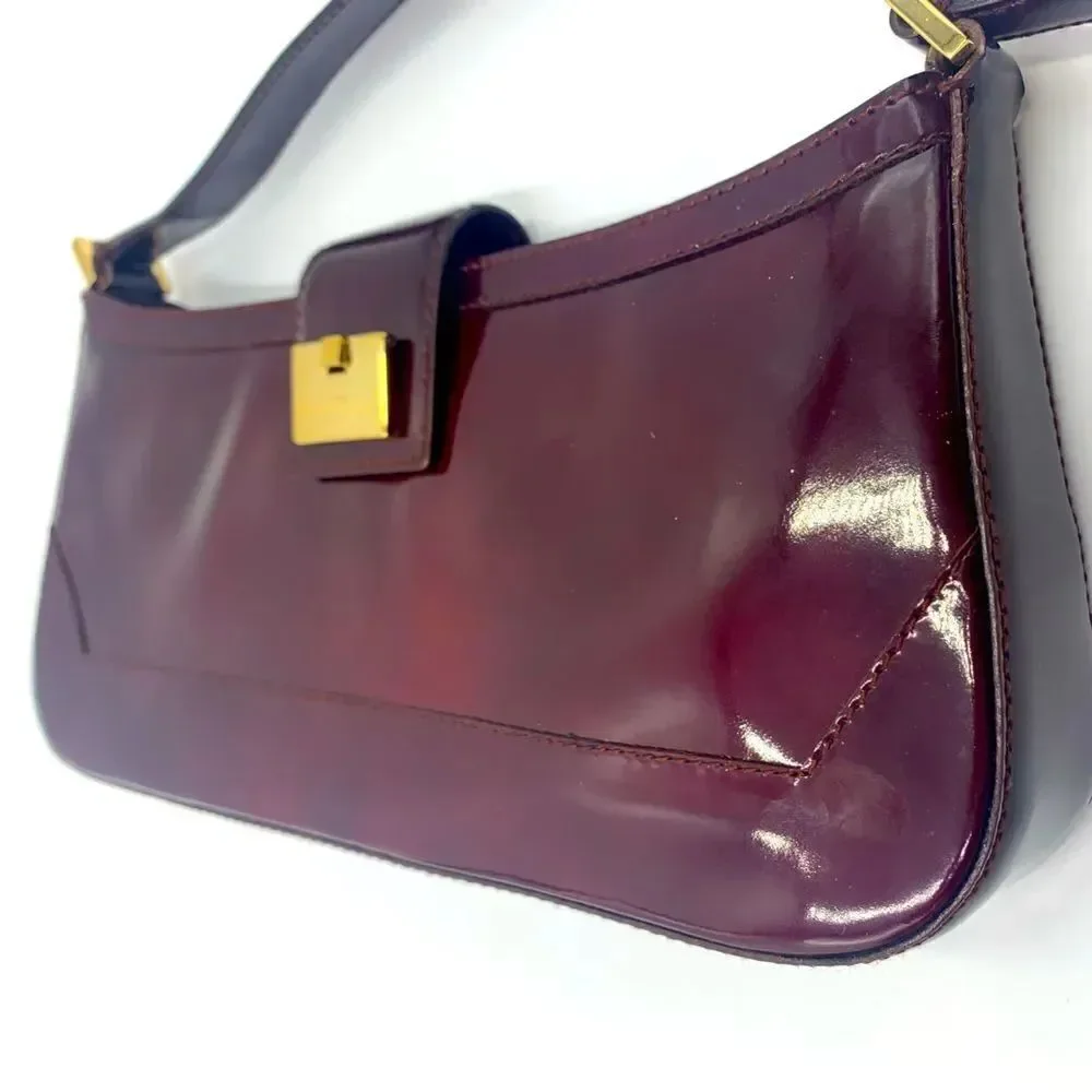 Auth Preloved Small Ferragamo Patent Leather Shoulder Bag. Very good condition!